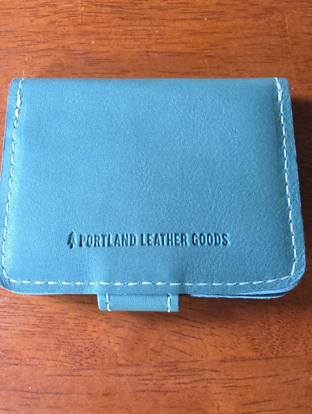Portland Leather Goods Mini Bifold Wallet - Eucalyptus